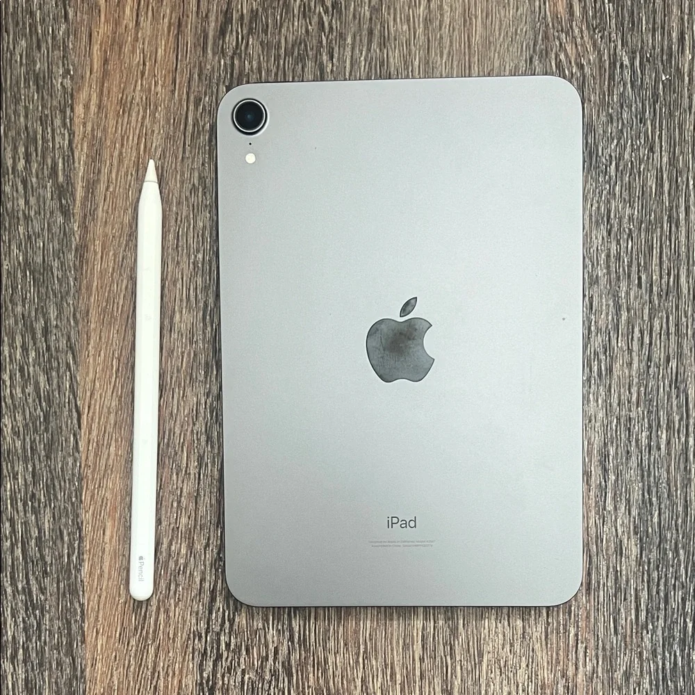 Apple iPad mini 6 (64GB, Wi-Fi, Space Grey) + Apple Pencil 2 – Mint Condition